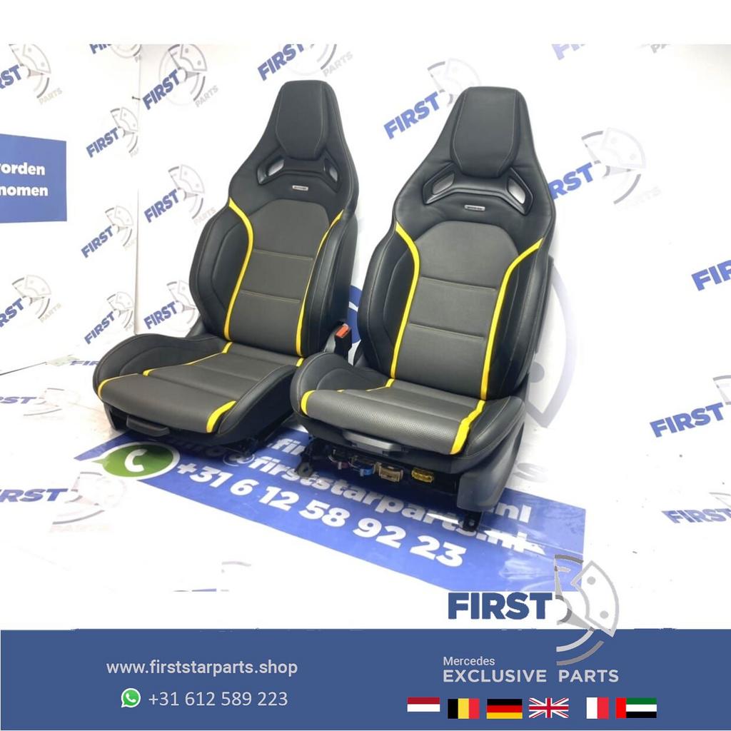 W177 V177 A45 A45S AMG PERFORMANCE KUIP STOELEN SET GEEL W11, Utilisé, -, -, Enlèvement ou Envoi