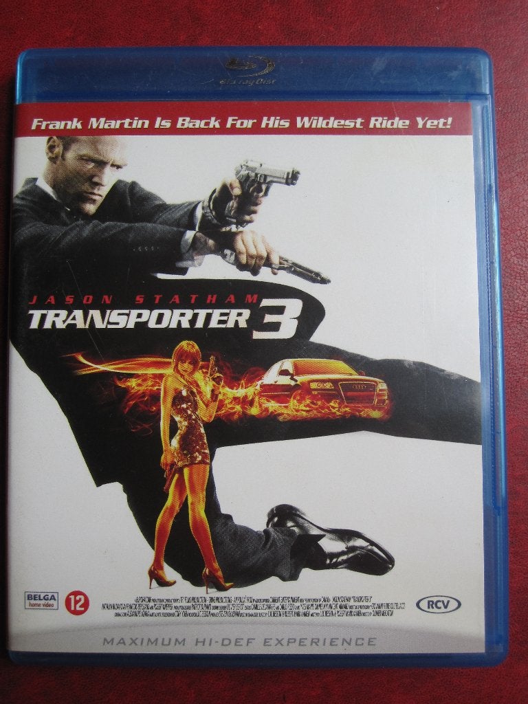 Transporter 3 (2008) BLU-RAY, Cd's en Dvd's, Blu-ray, Zo goed als nieuw, Actie, Blu-ray, Film, Vanaf 12 jaar, Engels, Nederlands