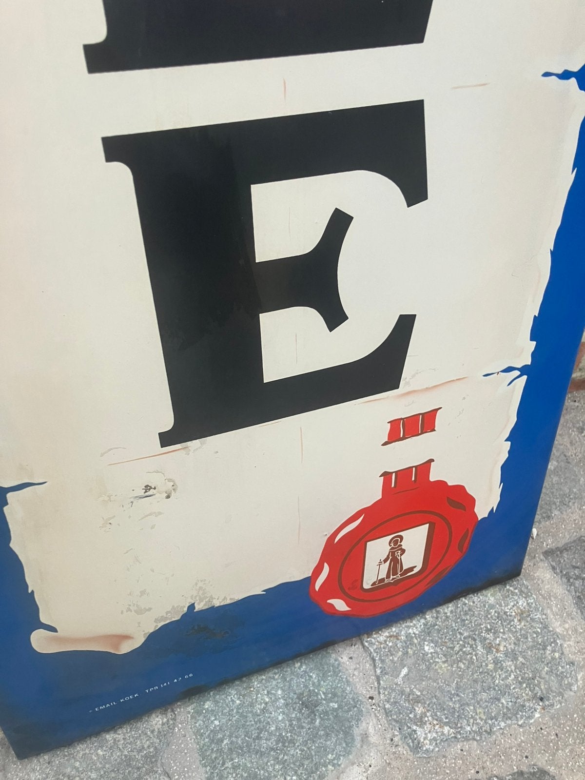 Emaille bord ope Ale, Antiek en Kunst, Ophalen