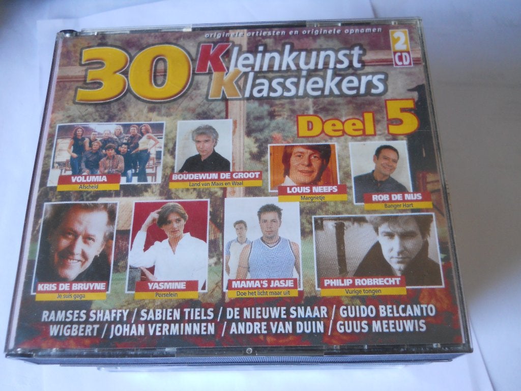 2 CD BOX - 30 KLEINKUNST KLASSIEKERS - DEEL 5, Cd's en Dvd's, Boxset, Ophalen of Verzenden, Zo goed als nieuw, Eerste persing