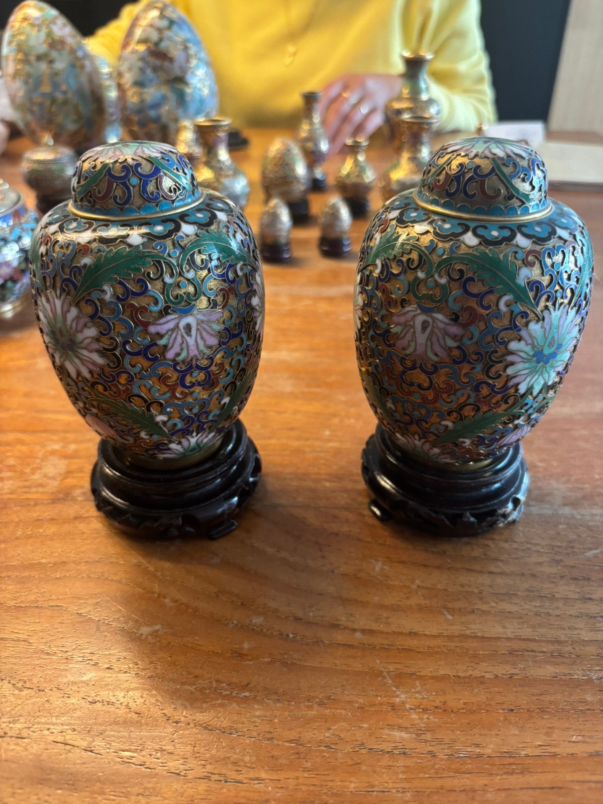 Chinese cloisonné collectie – 22 stuks, Ophalen of Verzenden
