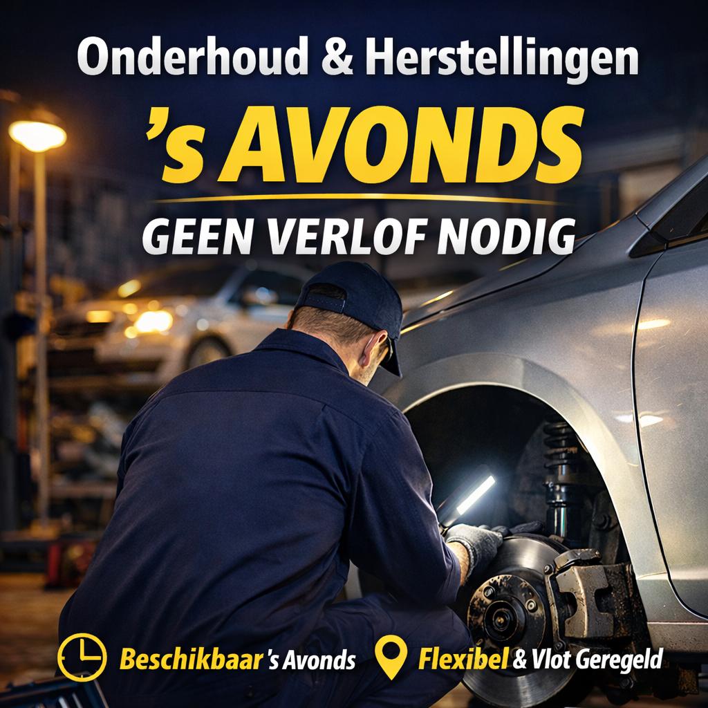 Avond mechanieker – onderhoud/herstellingen, Ophalen