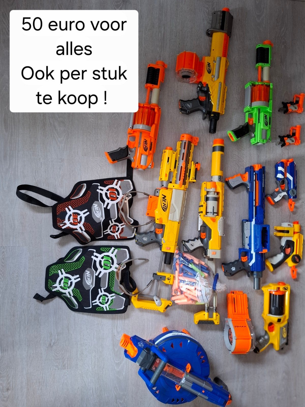 Nerf geweren, Enlèvement, Comme neuf