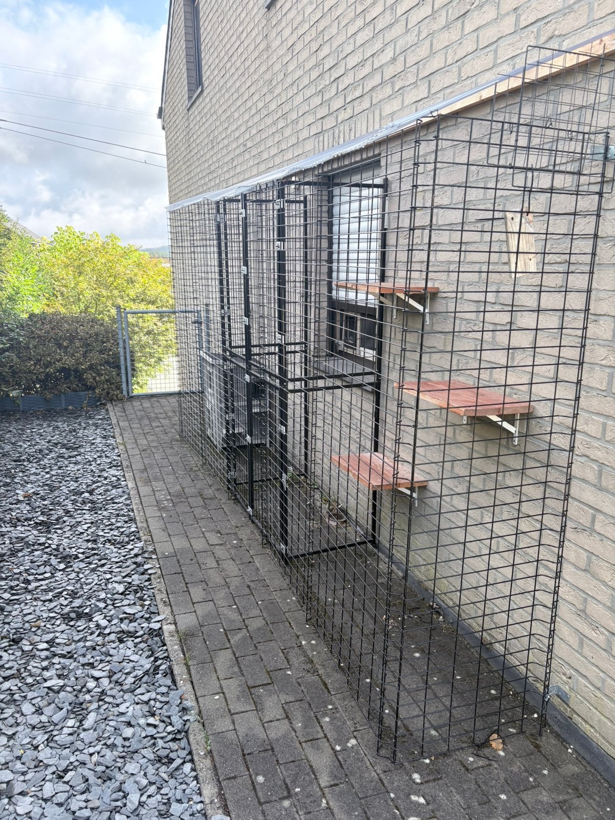 Grande cage extérieur pour chat, Enlèvement