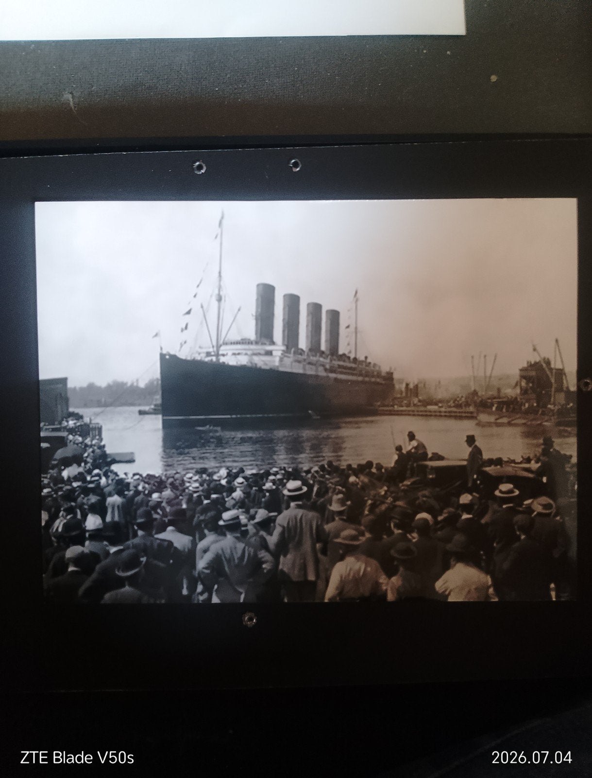 Titanic 1912.                Foto Poster, Ophalen of Verzenden