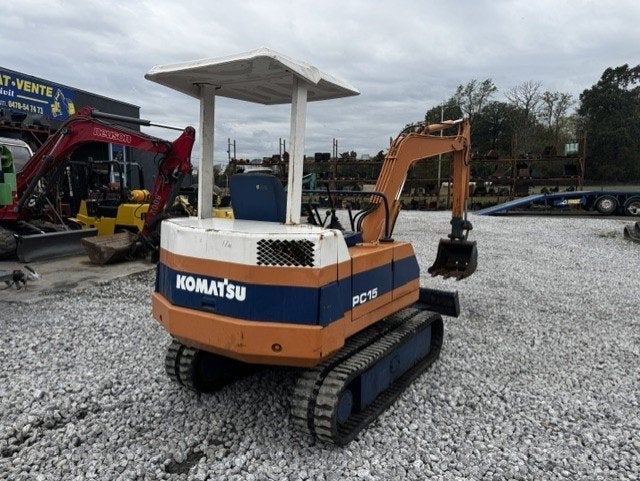 Mini pelle 2.5 Tonnes Komatsu PC 15, Articles professionnels, Enlèvement, Excavatrice