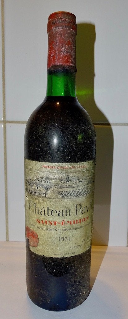 Saint-Emilion, Château Pavie premier grand cru classé 1974, Pleine, Enlèvement, France, Vin rouge
