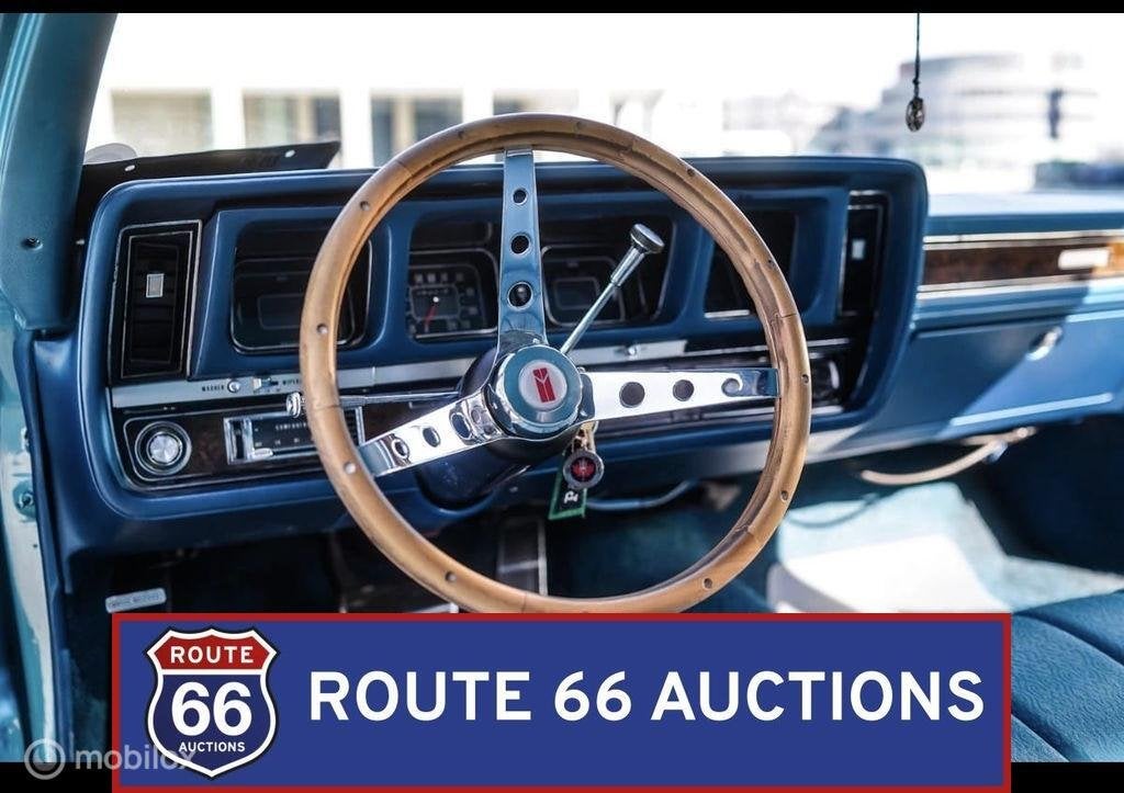 Oldsmobile Delta 88 Town Sedan | 1968 | Route 66 Auctions, Auto's, Zwart, Bedrijf, Handgeschakeld, Overige carrosserie