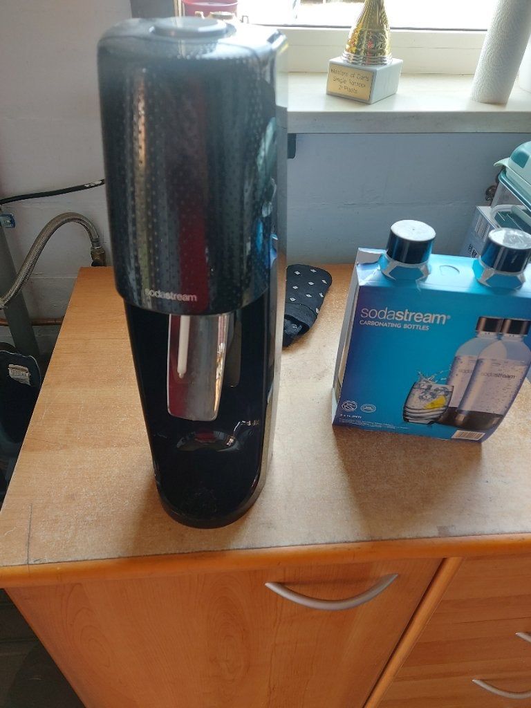 Soda stream en flessen, Electroménager, Machines à eau pétillante, Enlèvement, Utilisé