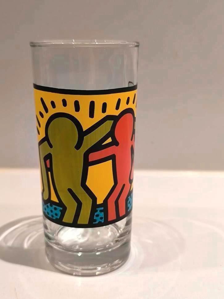 Keith Haring, glas, Verzamelen, Glas en Drinkglazen, Ophalen of Verzenden