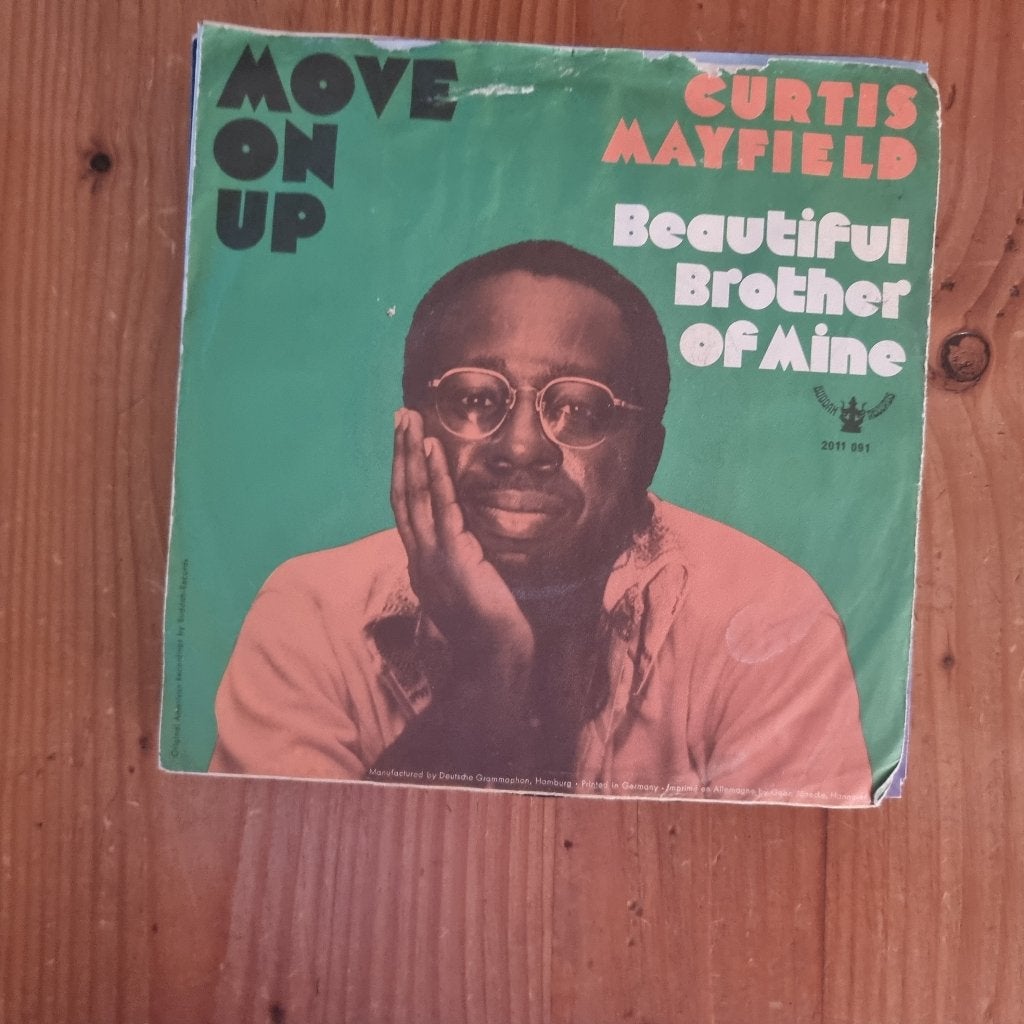 7" Curtis Mayfield - Move on up, Enlèvement ou Envoi, Utilisé, 7 inch, R&B et Soul