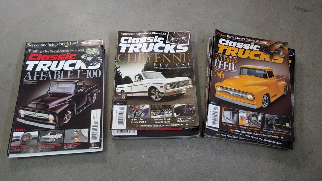 24 magazines Classic Trucks. Abonnement US de 2017 à 2018., Livres, Enlèvement