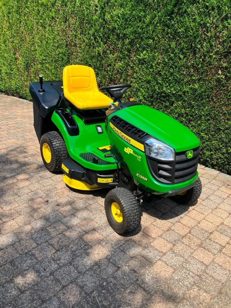 John-Deere X125R Zitmaaier, Gebruikt, 90 tot 120 cm, Opvangbak, Ophalen