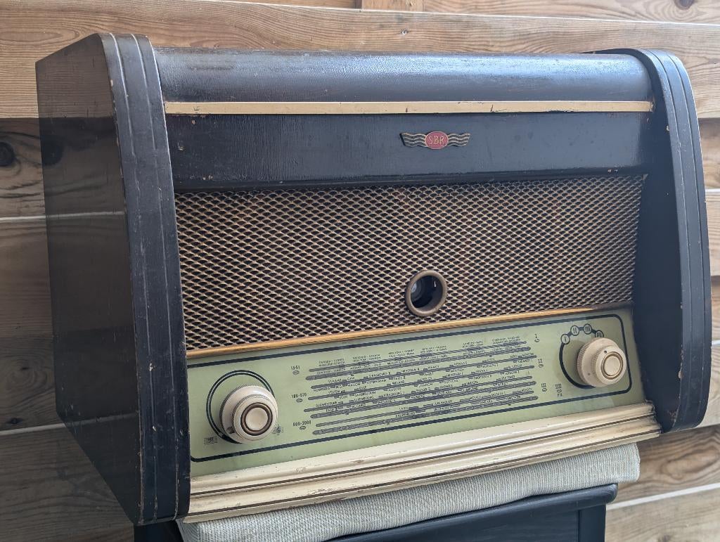 Oude radio SBR, Enlèvement, Utilisé