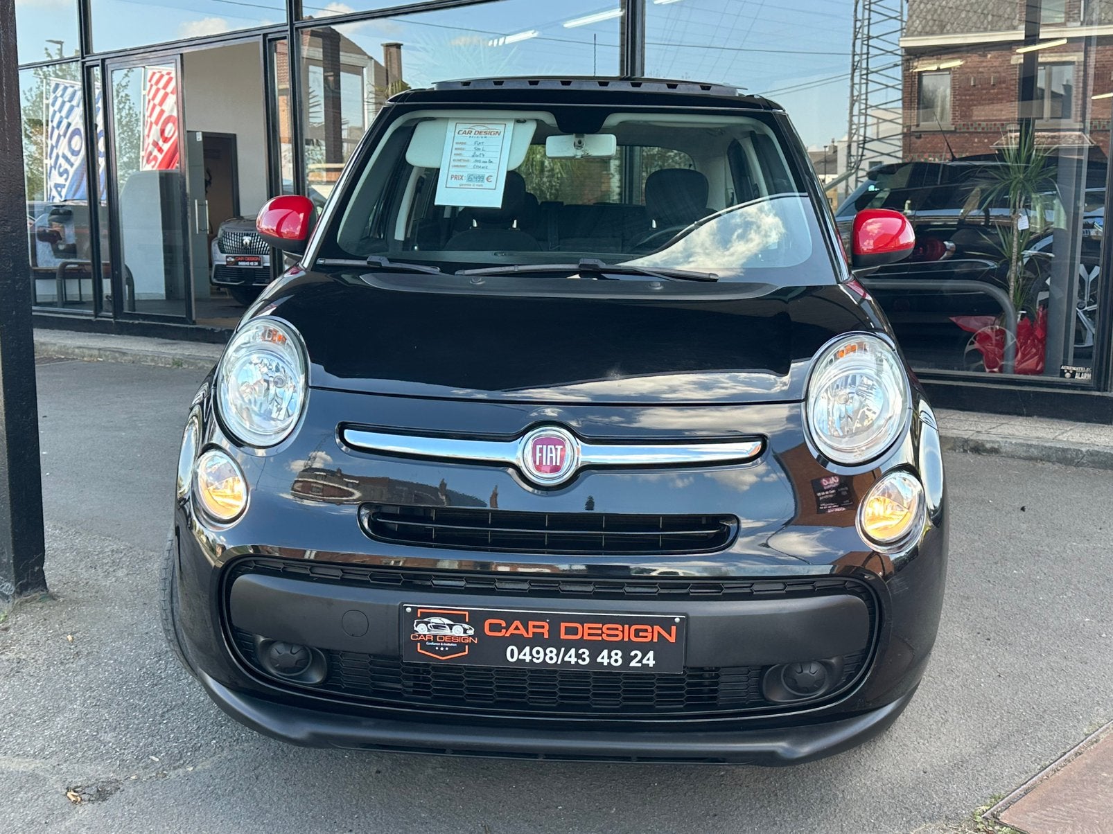 Fiat 500L / 1.4i / 2017 / 110.000km / garantie, Auto's, Fiat, Zwart, Bedrijf, 5 deurs, 1368 cc