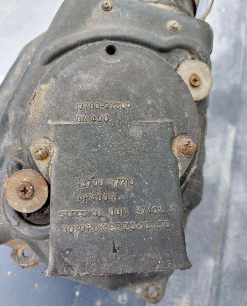Originele Suzuki DR400S airbox (1980-1985), Ophalen of Verzenden, Gebruikt