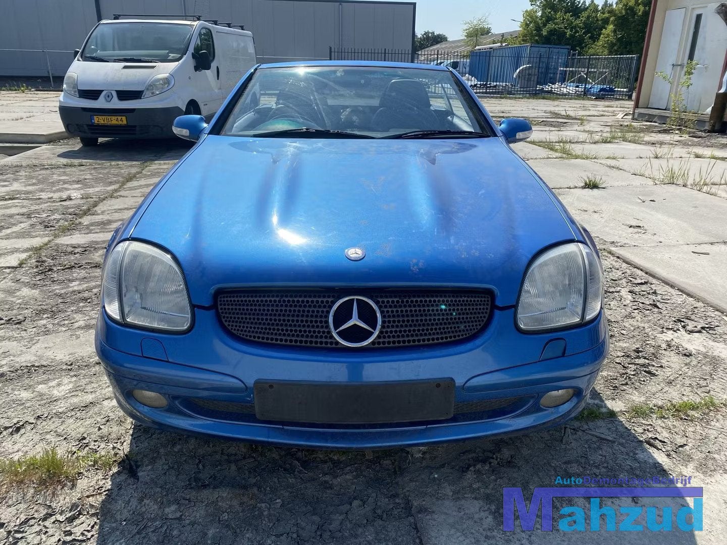 MERCEDES SLK R170 Blauw 372 voorkop 1996-2004, Mercedes-Benz AG, Mercedes-Benz, Utilisé, Mercedesstrasse 120
70372  Stuttgart, DE