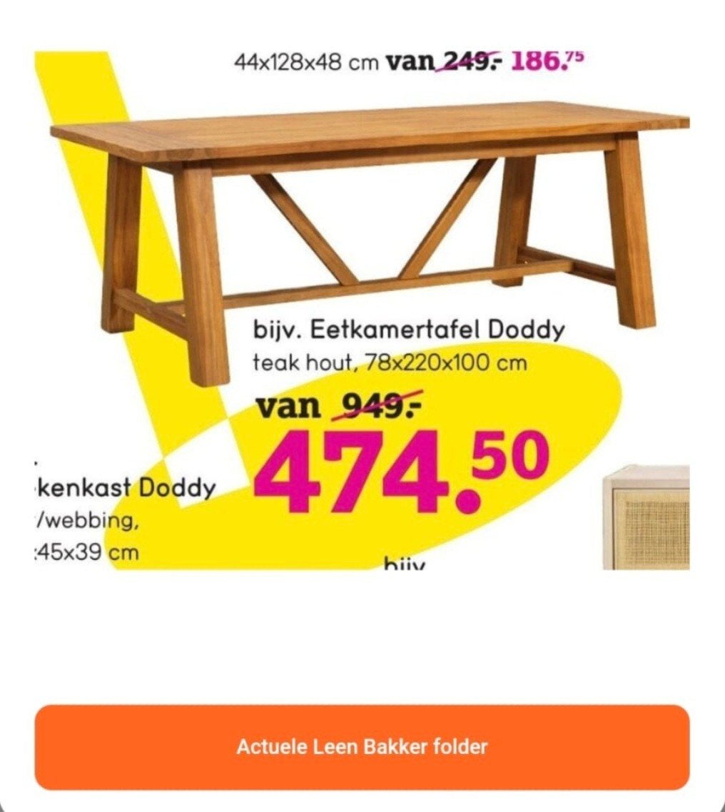 ! ! ! Nouveau ! ! ! ! table en bois de teck, Modern, landelijk,.., Enlèvement, 50 à 100 cm, Rectangulaire