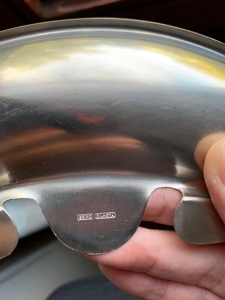 6 vintage visgraatschaaltjes voor aan het Bord Gero Zilmeta, Verzenden