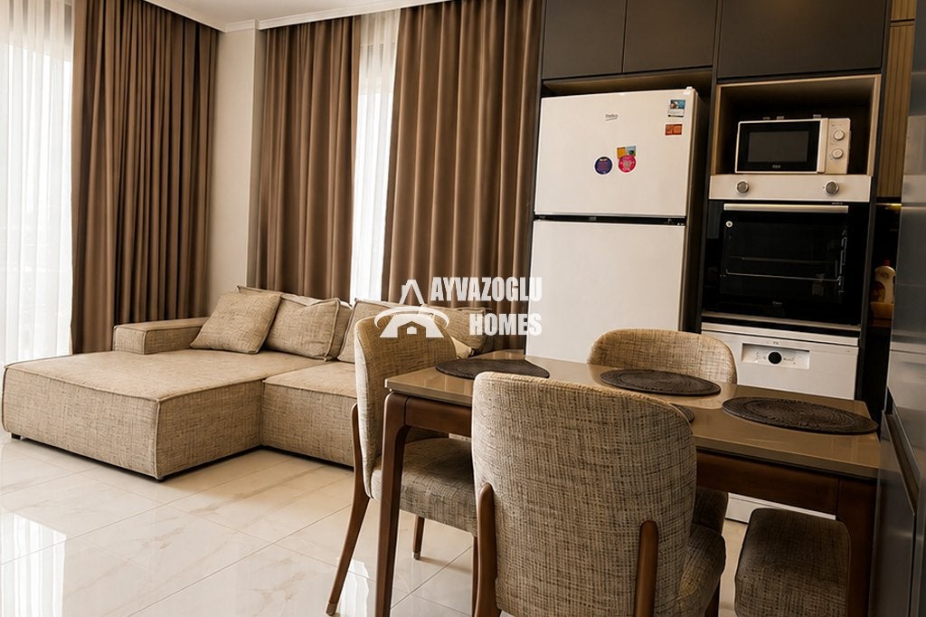 ID 5308 1+1 appartement te koop in Oba, Immo, 2 kamers, Turkije, 52 m², Stad