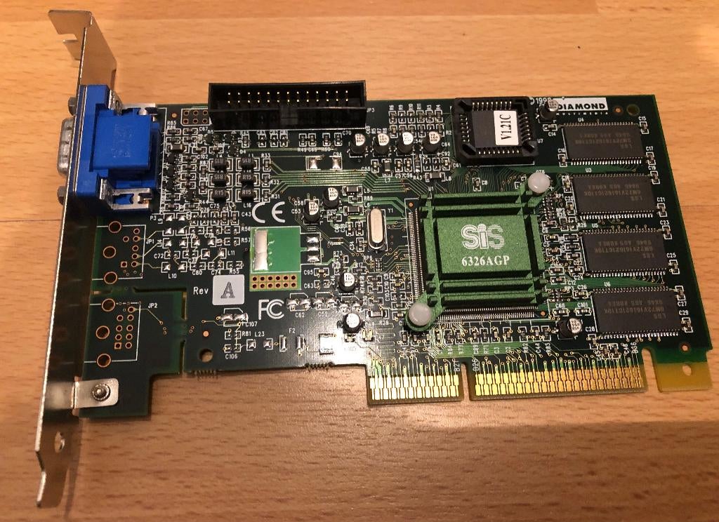 Diamond Sportster A50 AGP (8Mb), Computers en Software, Ophalen, Zo goed als nieuw, Intern, Diamond