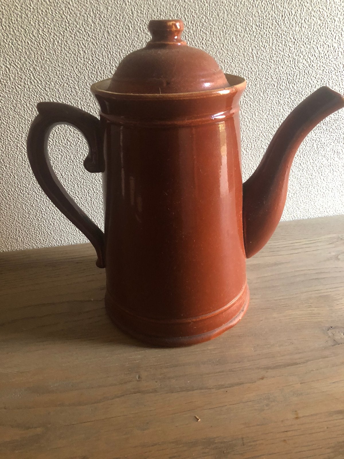 Mooie vintage koffiekan geglazuurde, Antiek en Kunst, Ophalen of Verzenden