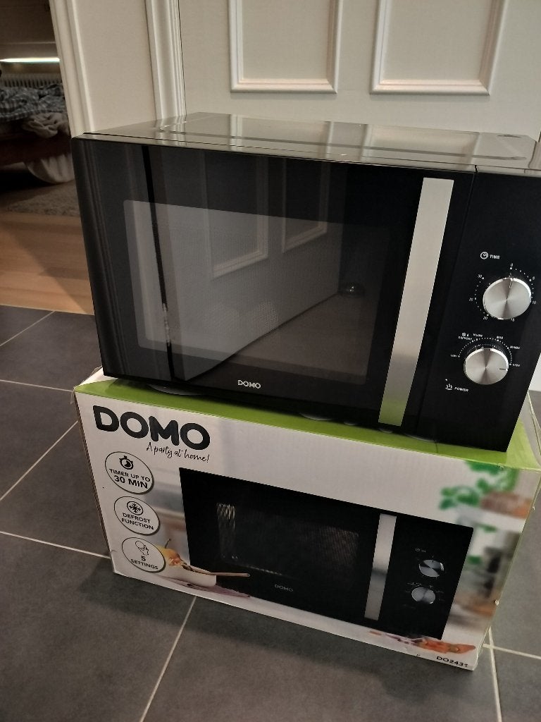 Microgolfoven Domo, Elektronische apparatuur, Ophalen, Microgolfoven, Zo goed als nieuw, Draaiplateau