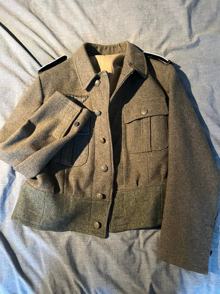 Repro M44 met GD schouderstukken, Verzenden, Landmacht, Overige typen