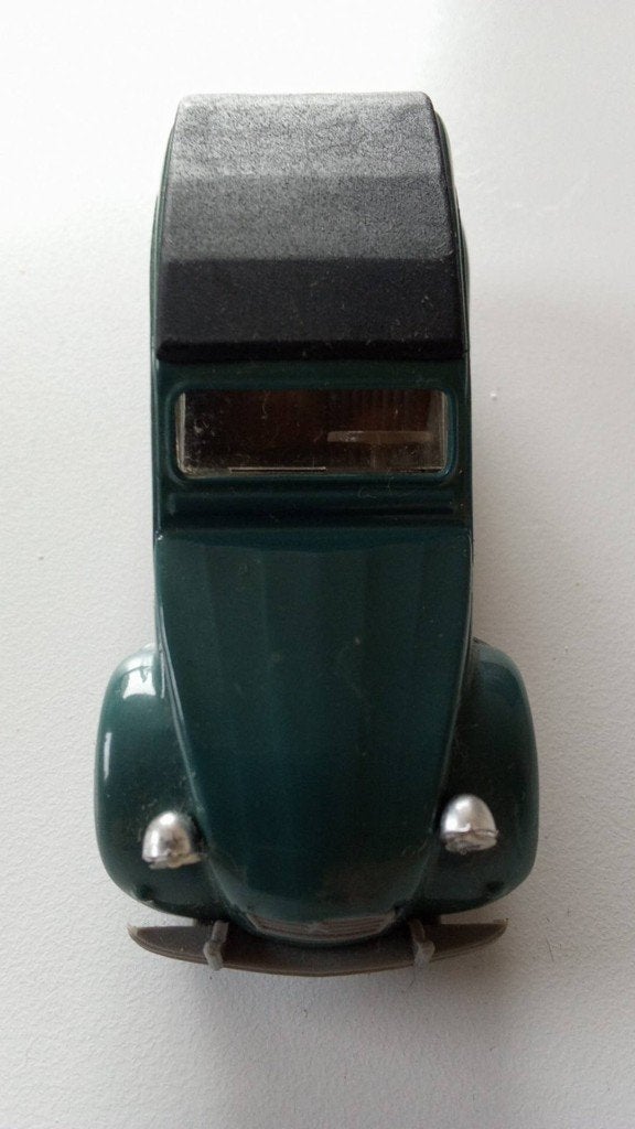 Miniatuur Citroën 2CV Solido (1/43) — Bosgroen, Ophalen, Gebruikt, Auto, Solido
