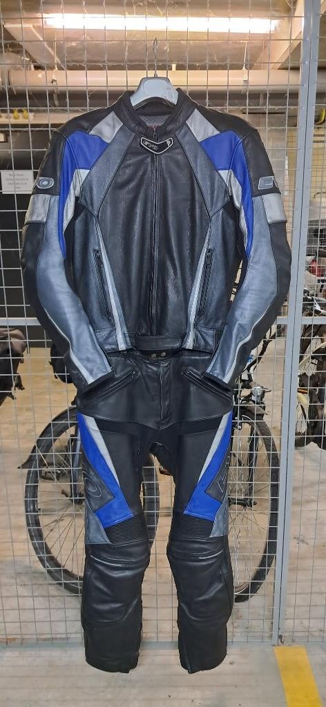 Lederen motorpak Evolution maat 52 – 2-delig (sport/circuit), Motoren, Kleding | Motorkleding, Ophalen of Verzenden, Tweedehands