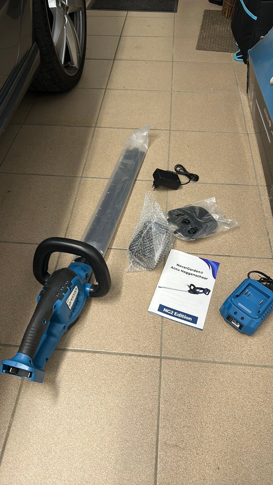 Heggenschaar op batterij 21v NIEUW, Tuin en Terras, Heggenscharen, Ophalen, Nieuw, Accu