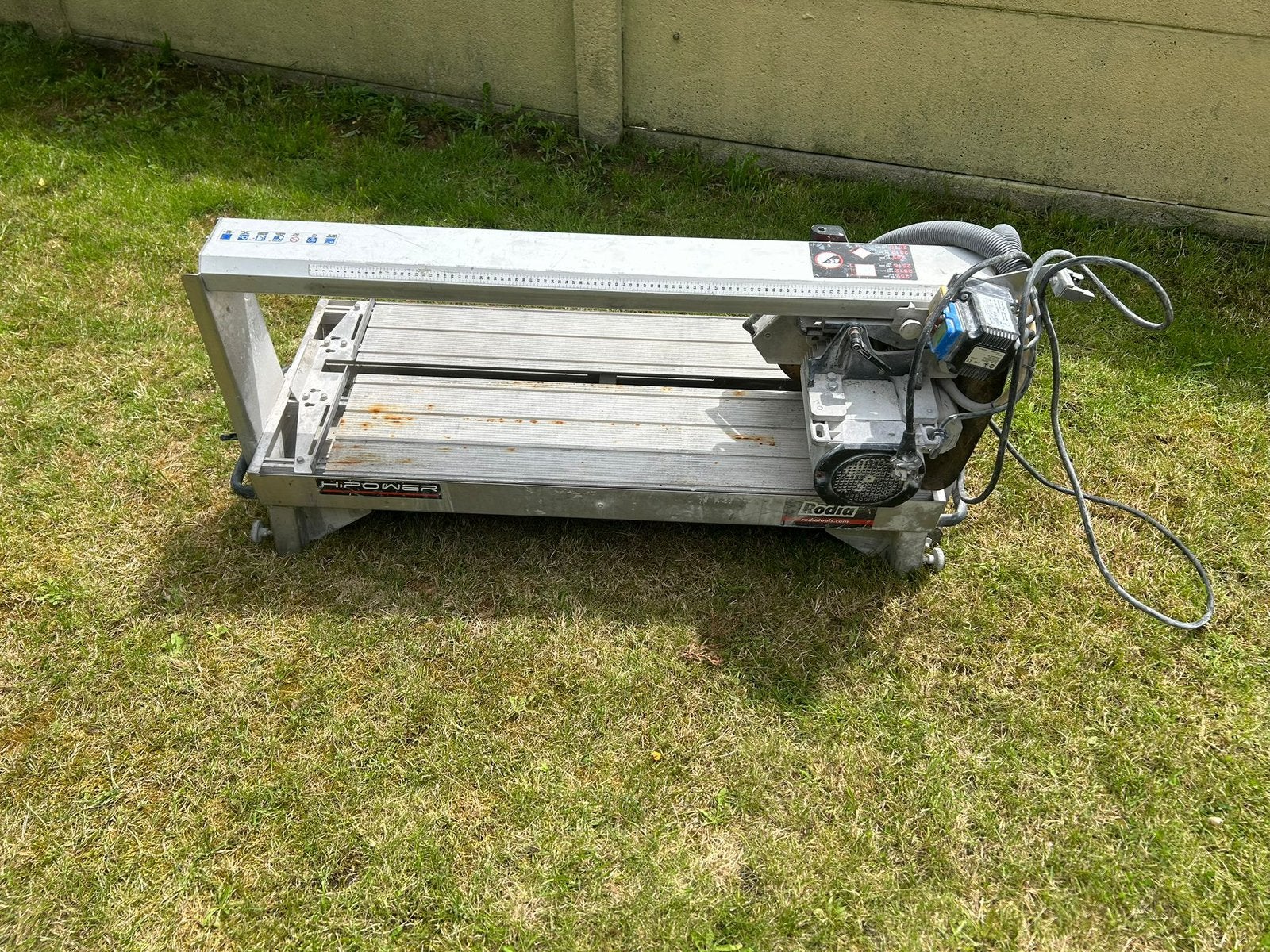 RODIA 259RS Professionele RVS Tegelzaagmachine / waterzaag, Enlèvement, Comme neuf