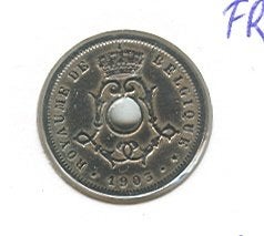 België: 5 cent 1903 FR (zeldzamer) = morin 271, Verzenden, Losse munt