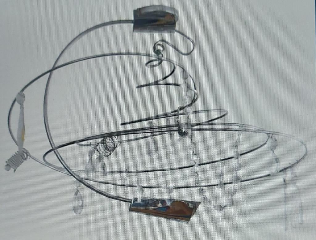 Artemide plafondluchter, Huis en Inrichting, Lampen | Tafellampen, Ophalen, Gebruikt, Glas, 50 tot 75 cm