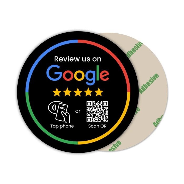 Google reviez kaart wit en zwart, Ophalen of Verzenden