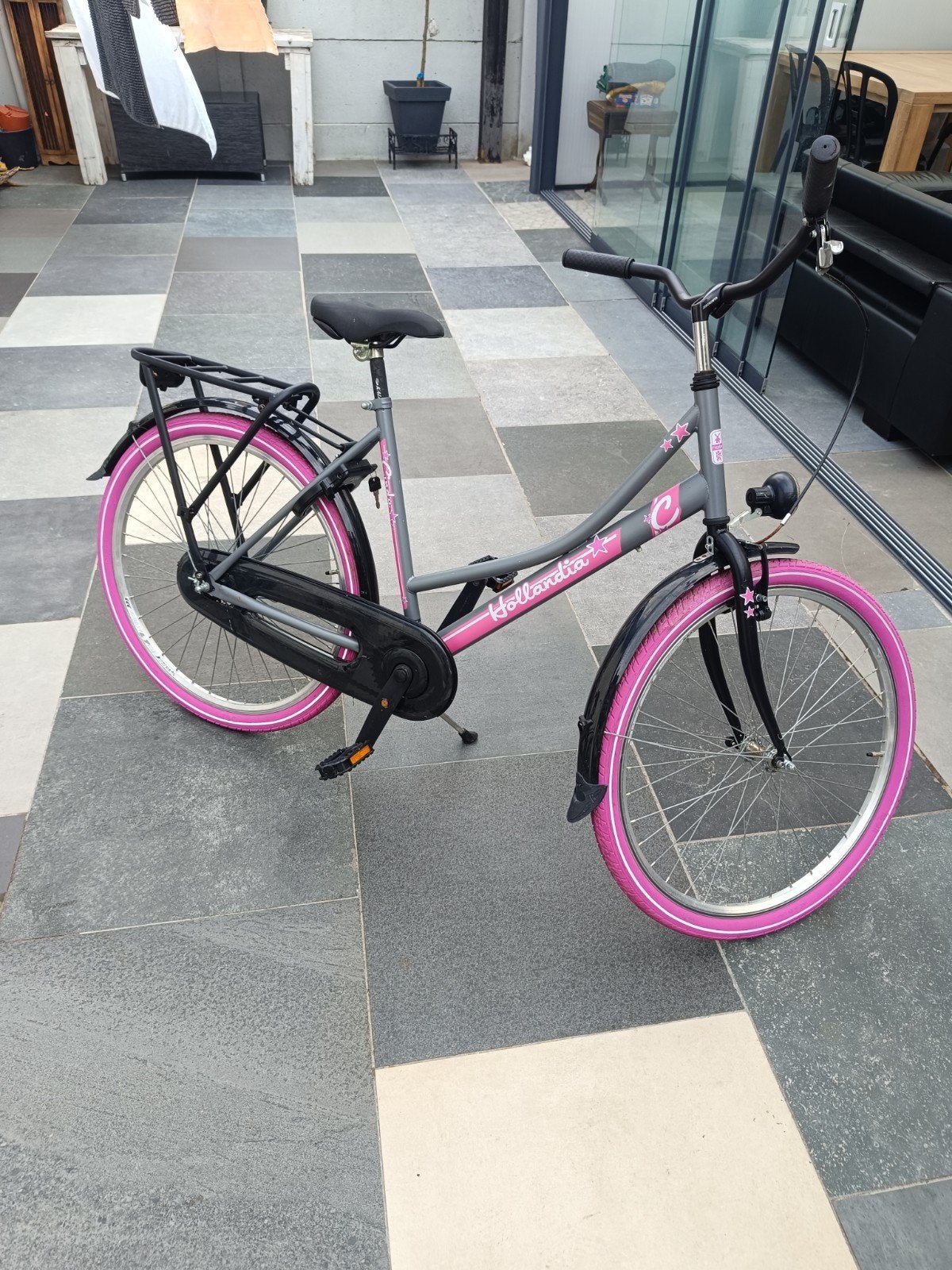 Hollandia meisjesfiets wielmaat 26 Frame S, Terugtraprem, Hollandia, Zo goed als nieuw, Ophalen