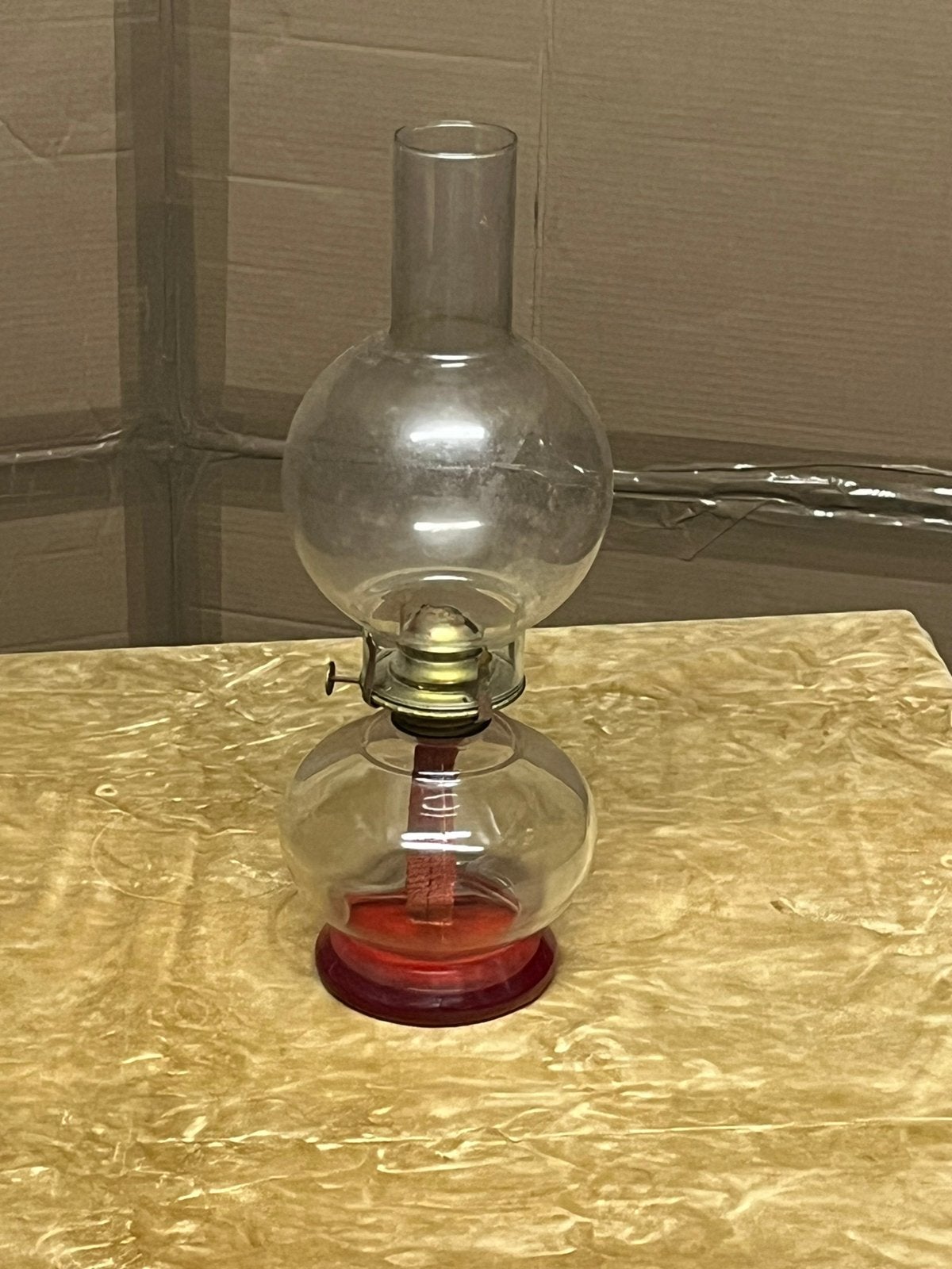 Petroleum lamp, Ophalen