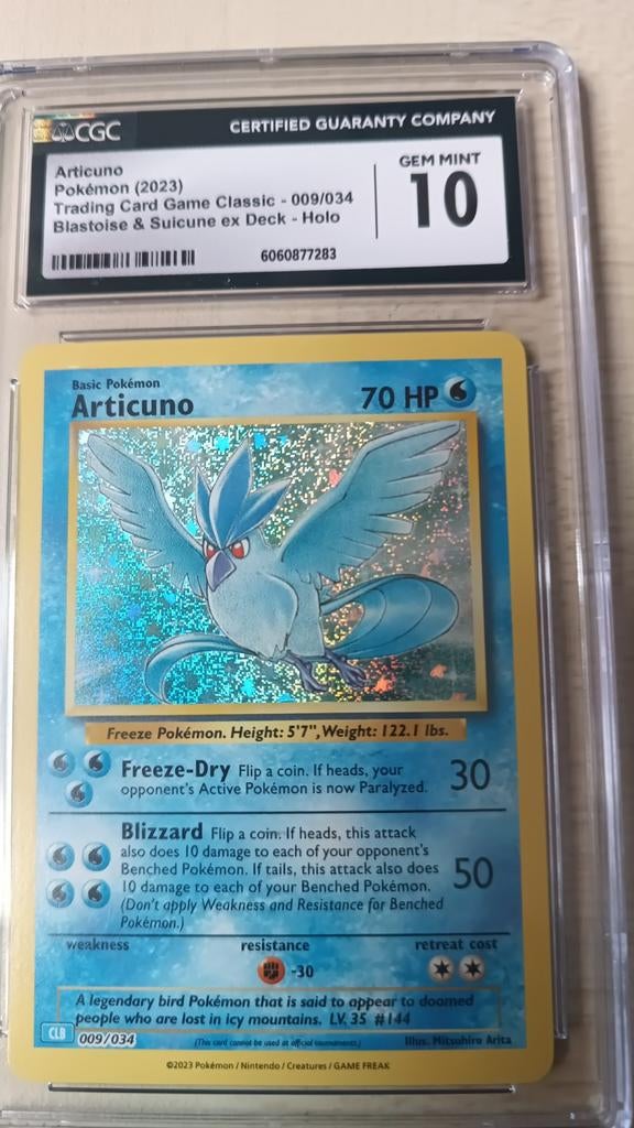 Pokemon Articuno 009/034 Holo CLB Game Classic, Hobby & Loisirs créatifs, Enlèvement ou Envoi