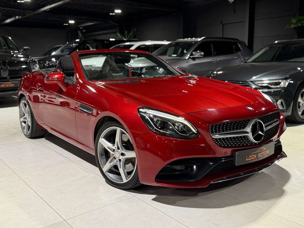 Mercedes-Benz SLC 180 PACK AMG AUTOMATIQUE 9G-TRONIC CUIR NA, Autos, Mercedes-Benz, Achat, Euro 6, Noir, 2 portes