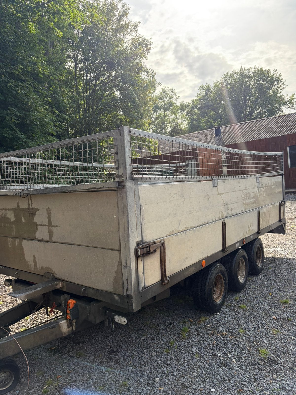 Benne 3500 kg, Autos : Divers, Remorques, Comme neuf, Enlèvement ou Envoi