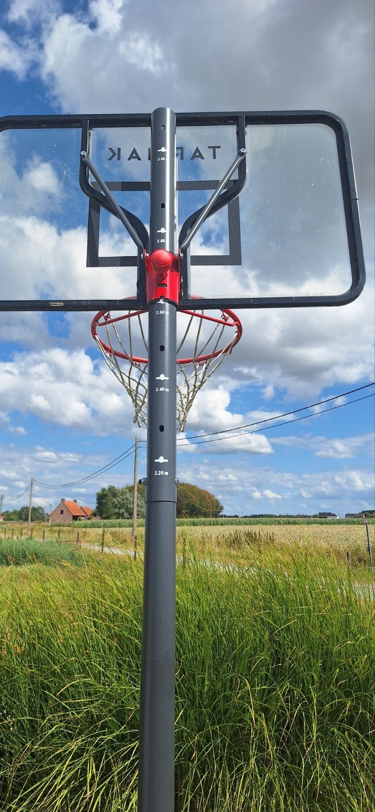 Basketbalring Decathlon, Ophalen