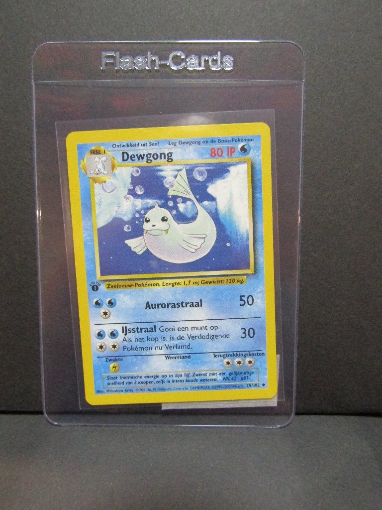 Dewgong 25/102 1st edition Base set uit 1999, Hobby en Vrije tijd, Ophalen, Losse kaart