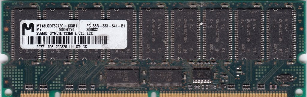 Barrette mémoire Micron Technology, Enlèvement ou Envoi, 1 GB ou moins, Utilisé, Desktop