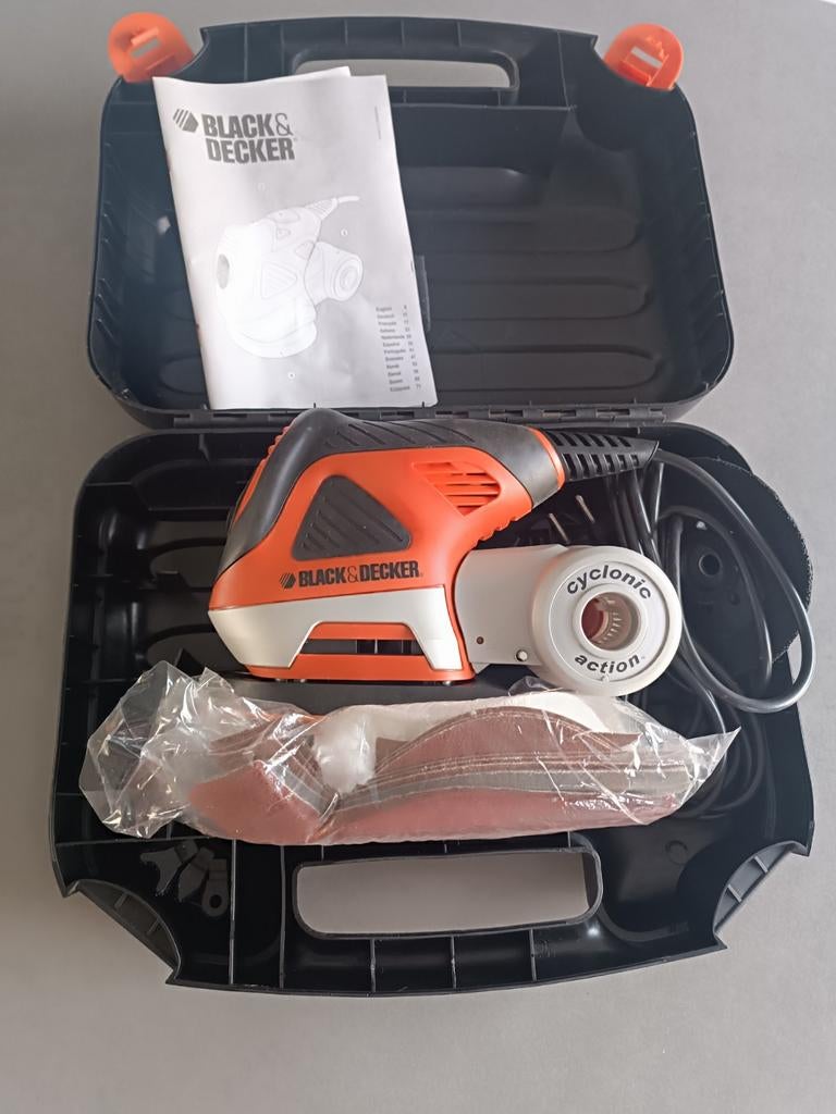 Ponceuse neuve Black & Decker, Enlèvement
