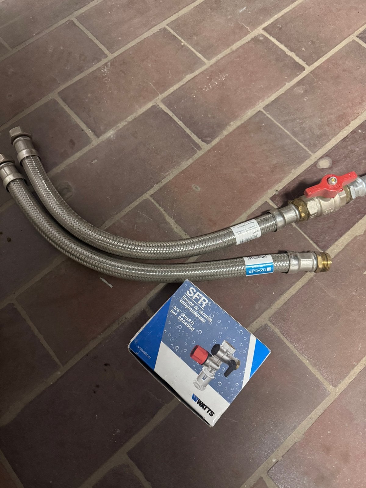 Go by Van Marcke Aansluitset voor Boiler 30-200 liter, Enlèvement, Comme neuf, Chaudière CC ou Chaudière combinée