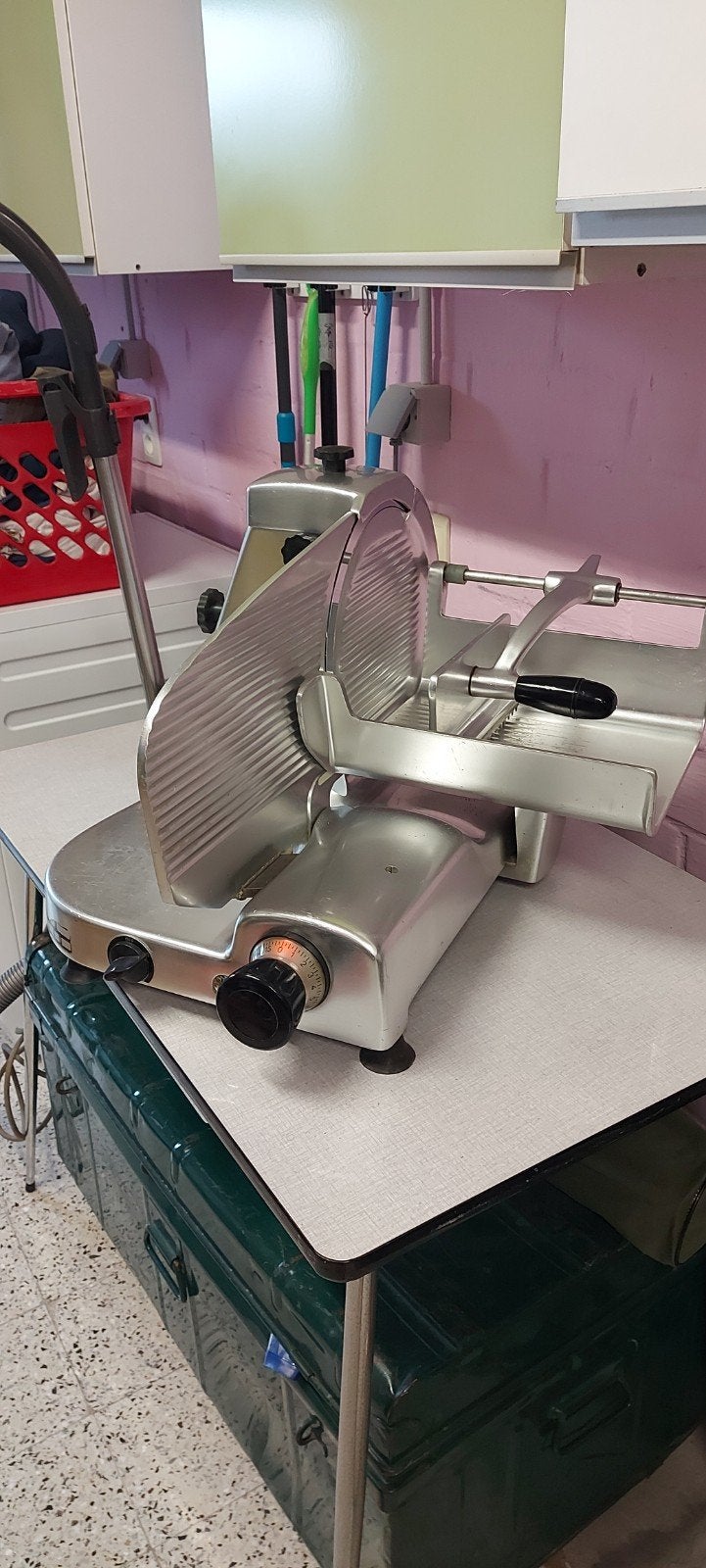 professioneel snijmachine, Ophalen