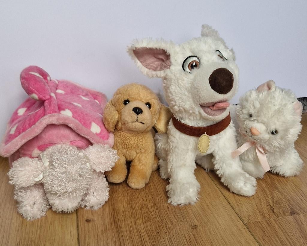 Honden en kat knuffels, Enlèvement ou Envoi, Utilisé, Chien, Petit (moins de 20 cm)