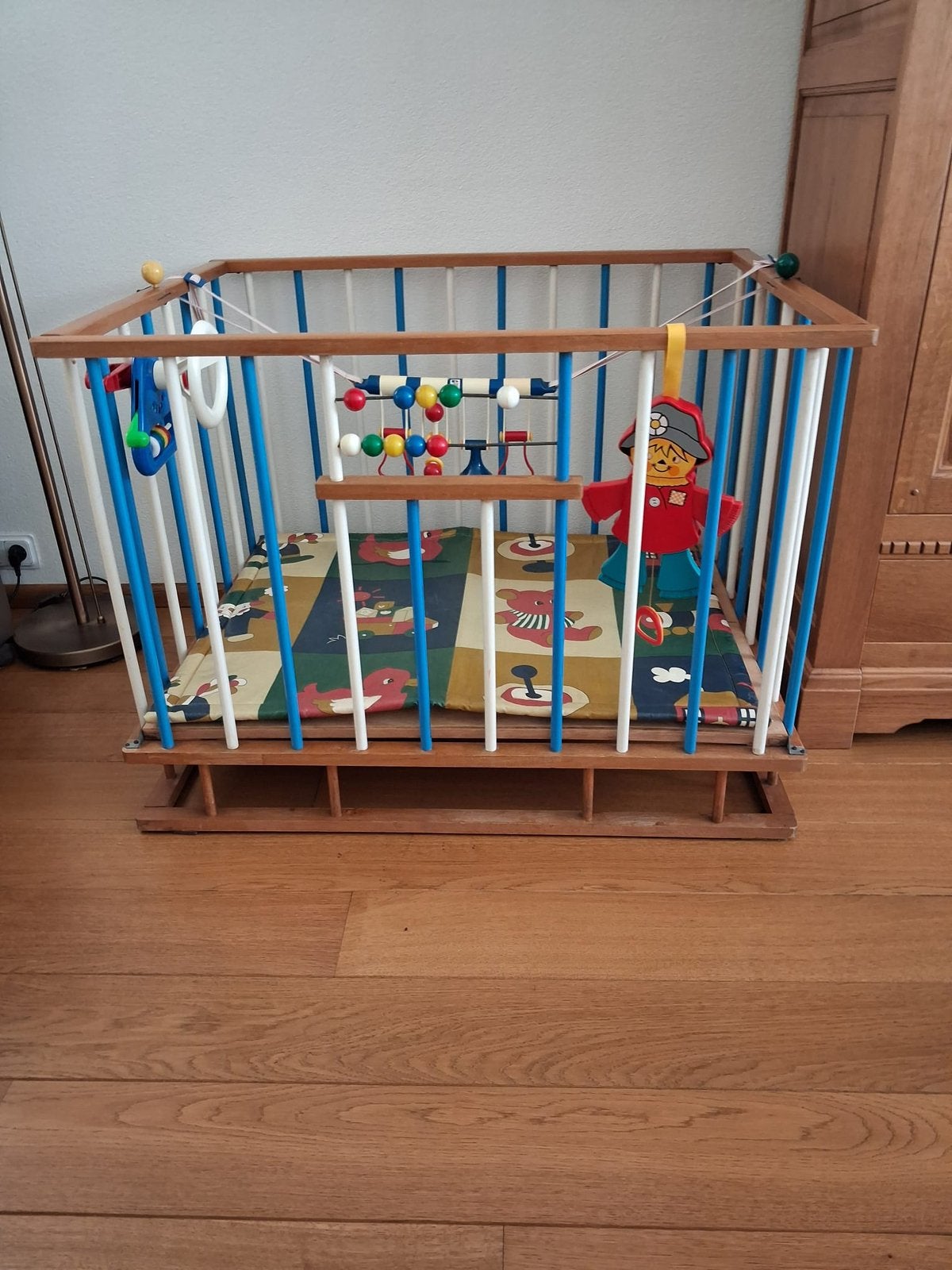 Retro babypark, Kinderen en Baby's, Babyparken, Ophalen, Zo goed als nieuw