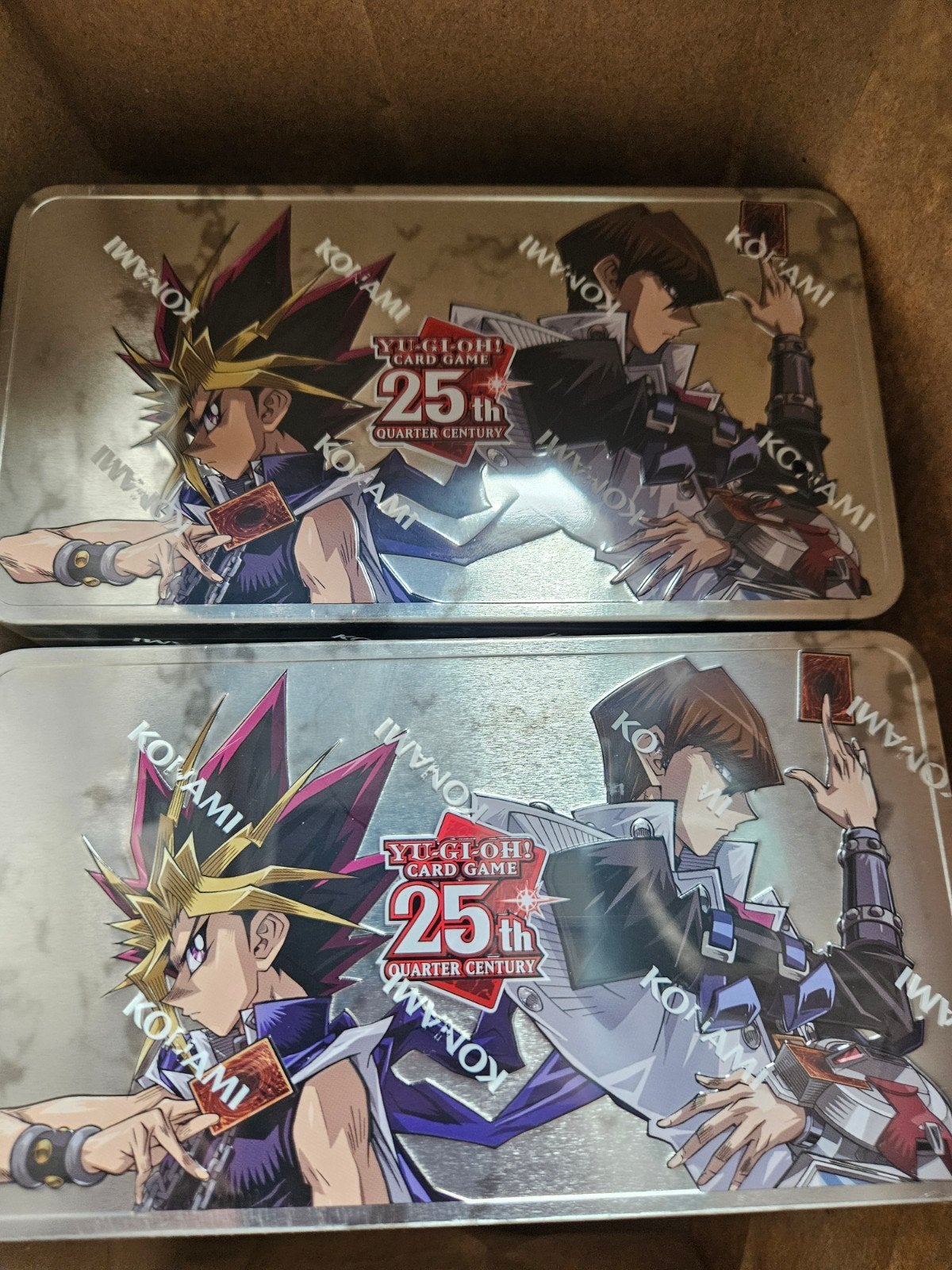 6 Yu-Gi-Oh! "25th Anniversary Tin: Dueling Mirrors, Ophalen of Verzenden, Nieuw, Boosterbox, Foil