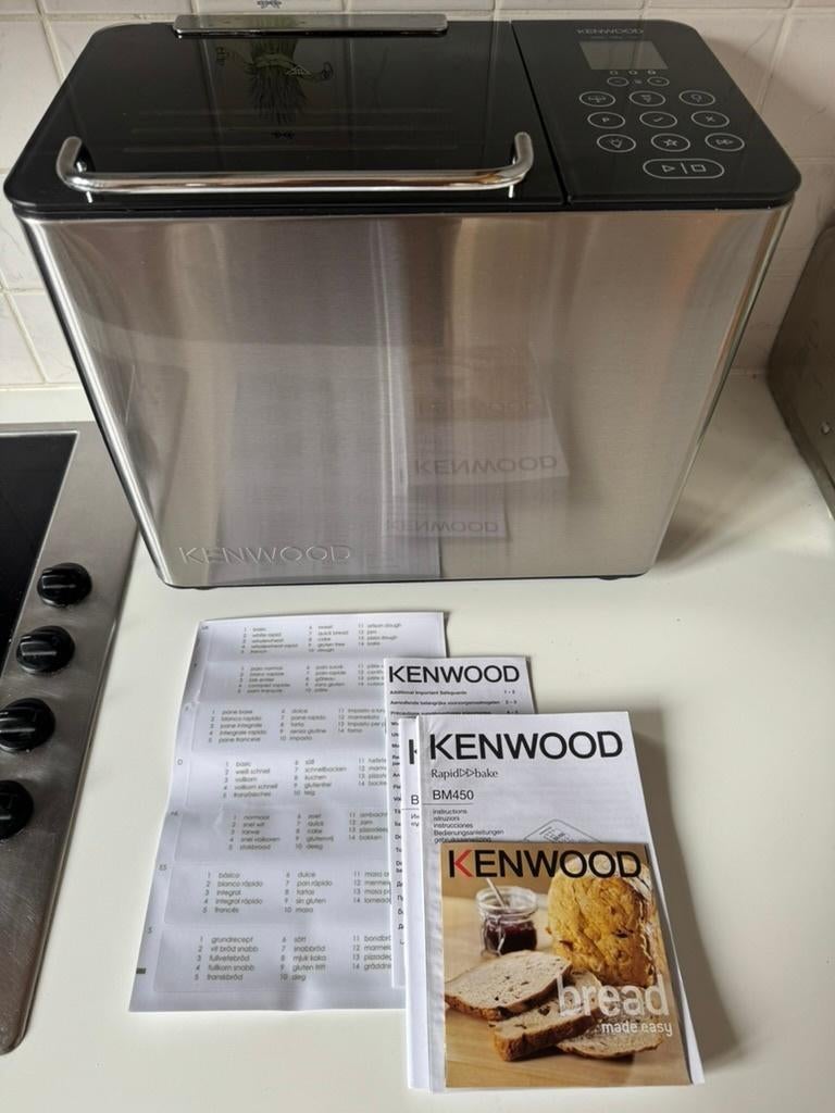 Broodmachine Kenwood BM450, Elektronische apparatuur, Zo goed als nieuw, Ophalen, Met timer, Kijkvenster